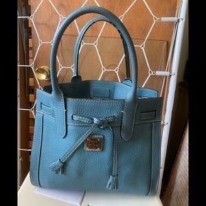 Dooney Burke Small baby blue tote